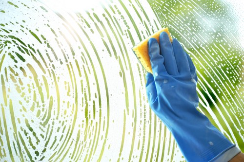 Illustration of website cookie notification for a carpet cleaning business