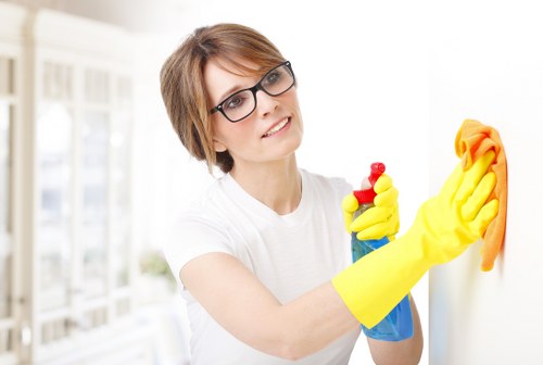 Staff reviewing a carpet cleaning complaint record
