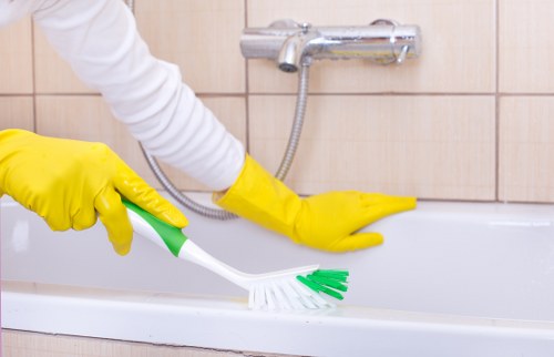 Local carpet cleaning process removing dirt and stains from carpets