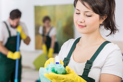 Cubic-yard rate estimate for a larger carpet cleaning job