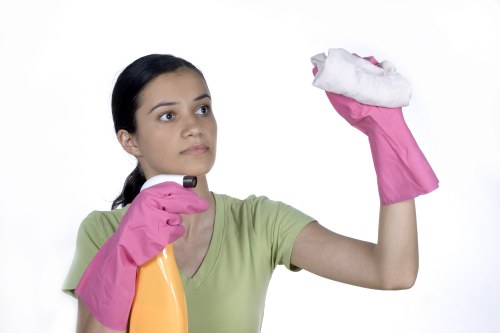 Local upholstery cleaning in Harold Hill removing stains from a sectional sofa